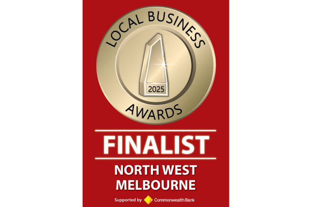 Dog's Blog Exciting News: Pet Stays Melbourne Named Finalist in 2025 North West Melbourne Local Business Awards! Finalist badge for 2025 North West Melbourne Local Business Awards - Pet Stays Melbourne